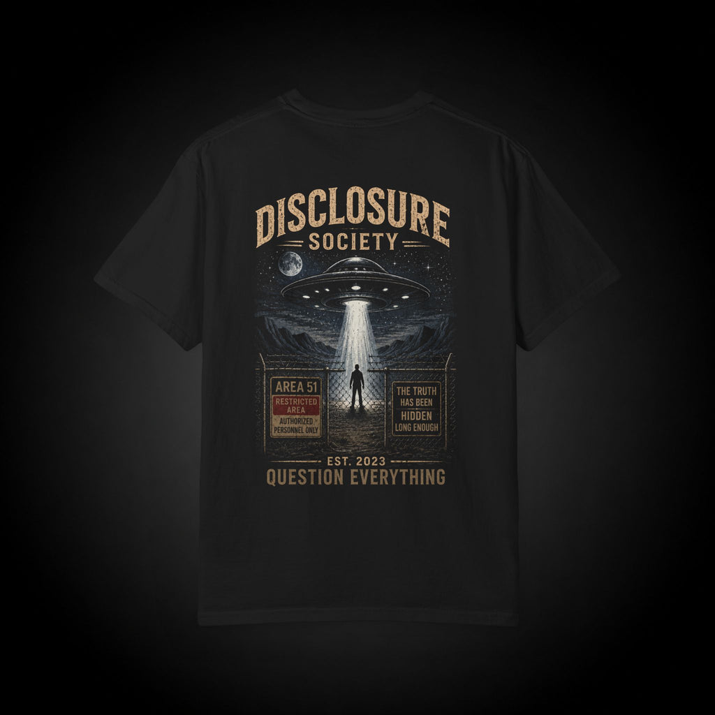 Area 51 Question Everything - T-Shirt - UFO Graphic