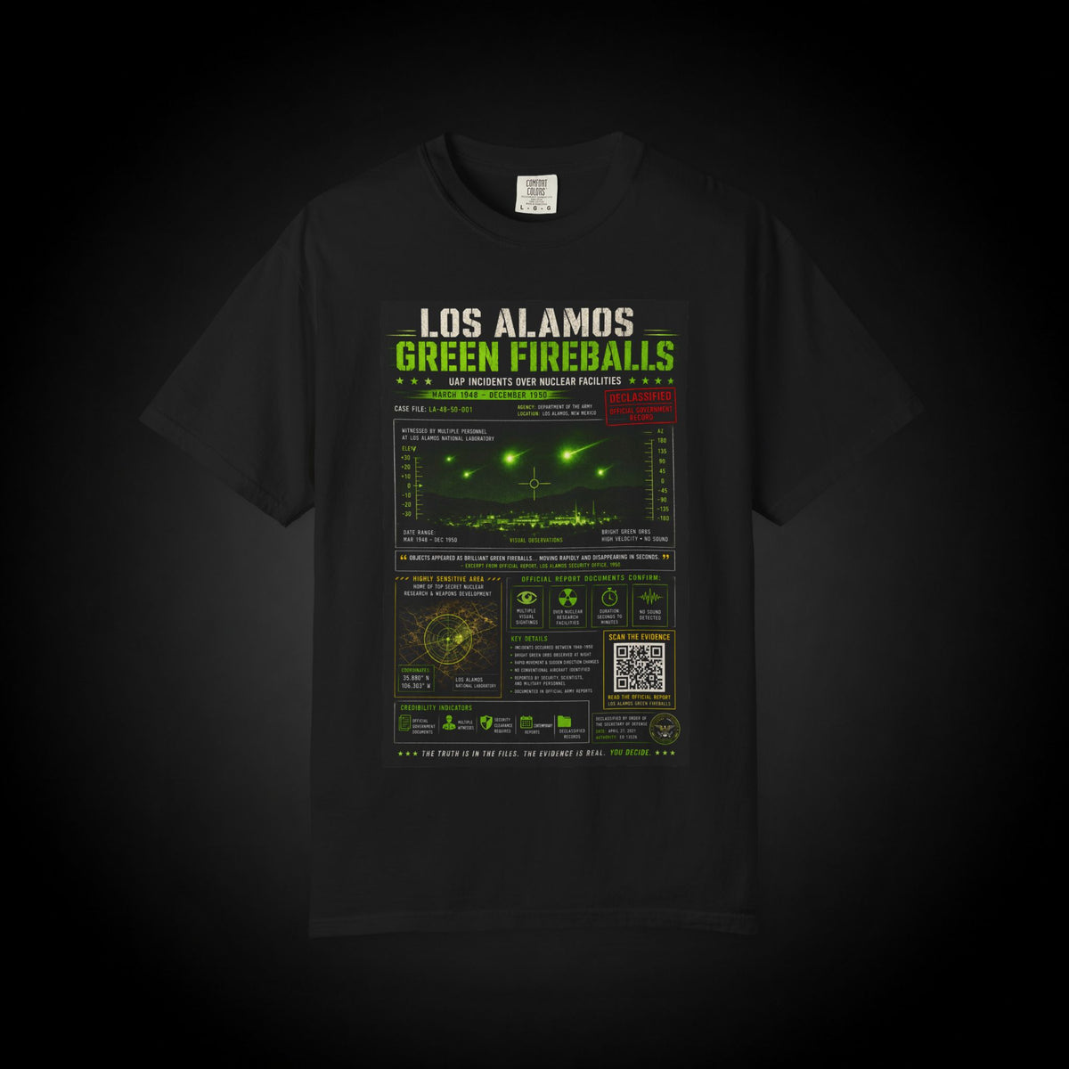 Los Alamos Green Fireballs T-Shirt