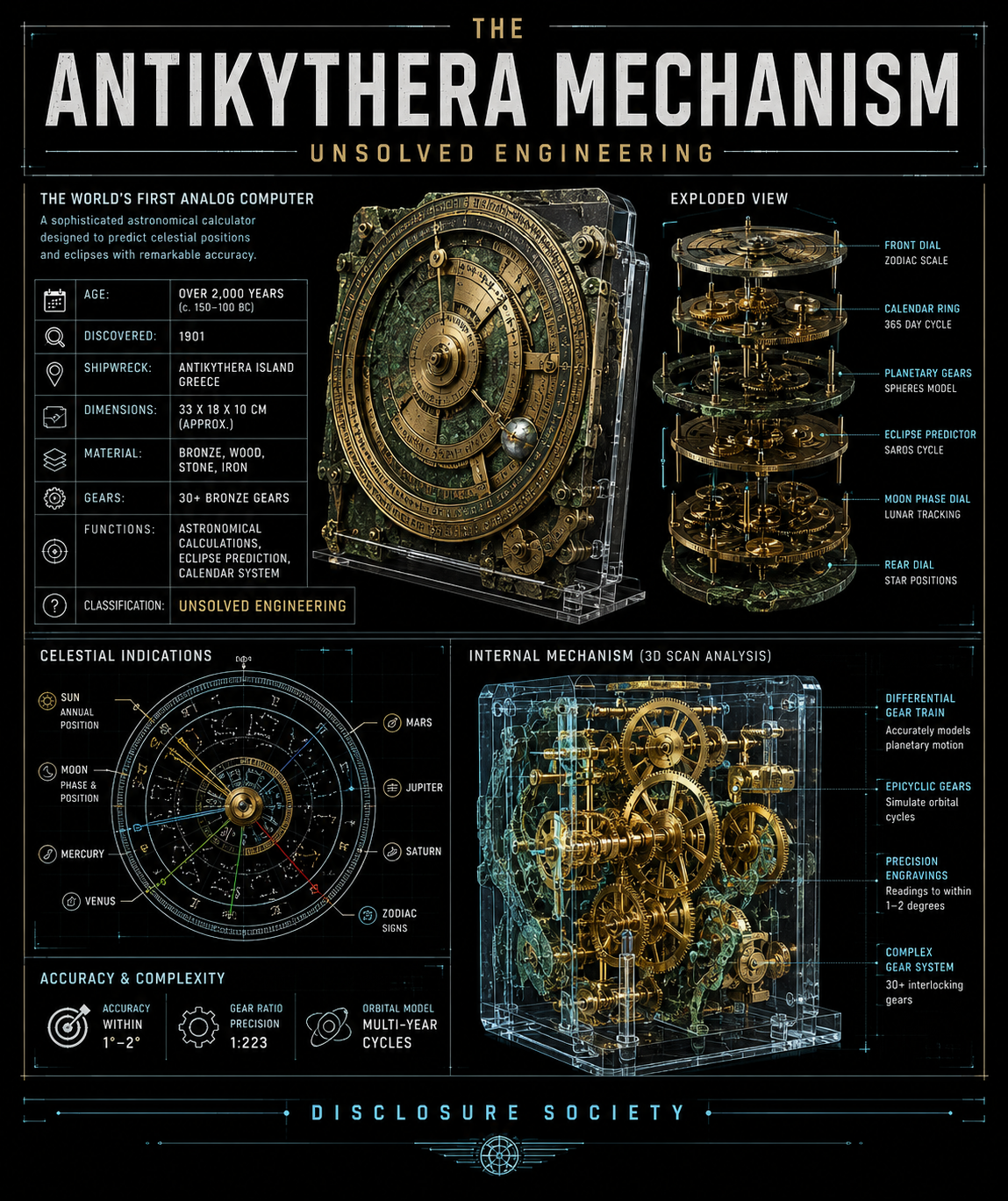 Antikythera Mechanism – Unsolved Engineering