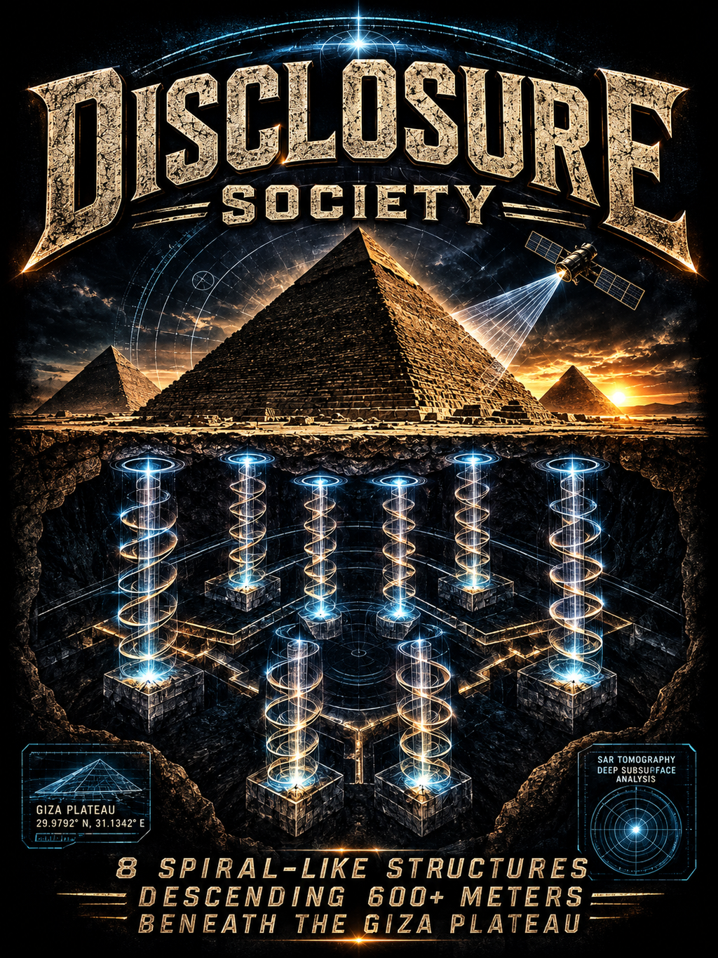 Giza Plateau - LiDAR "Structures Exposed"
