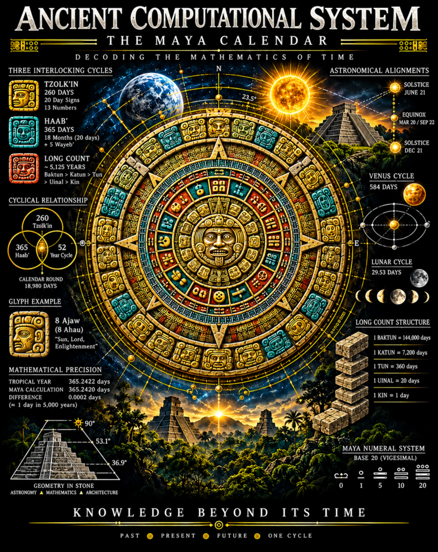 Mayan Ancient Astronomical Calendar